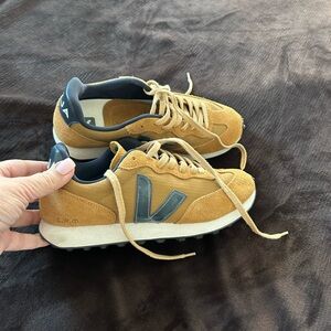 Veja Sneakers in Mustard and Navy